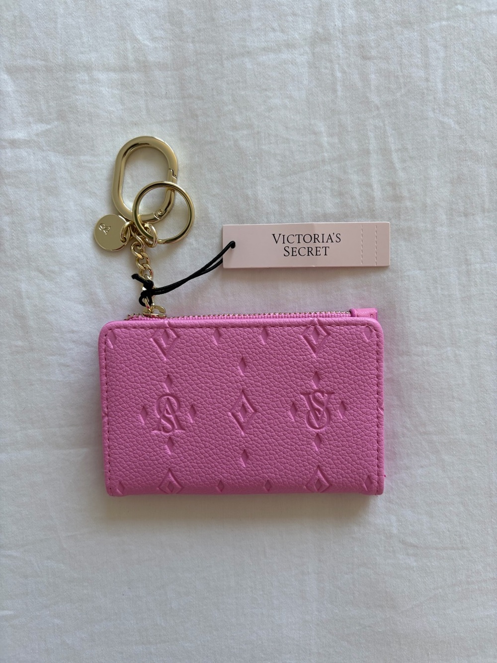 Victoria’s Secret Foldover Card Case Keychain